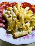 Pasta di 4 formaggi (pasta a los 4 quesos)