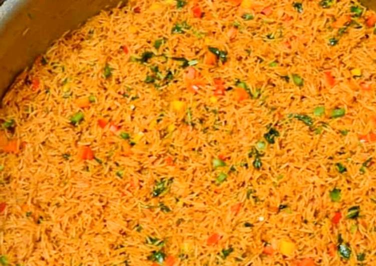 Steps to Prepare Homemade Jollof party rice