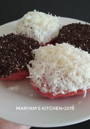 Foto resep Donat Buah Naga