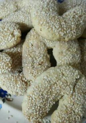 صورة لوصفة كعك بالسمسم