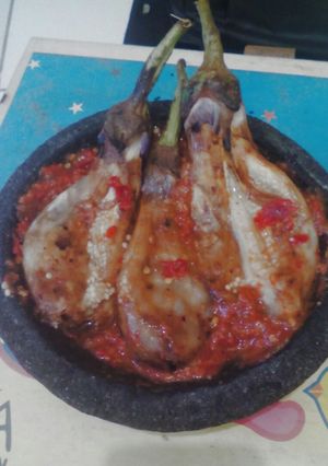 Foto resep Terong bakar penyet