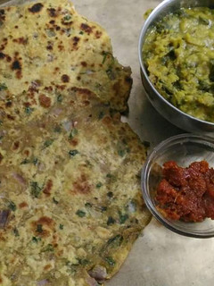A picture of Bhundeli tadka dal.