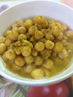 صورة لوصفة البليلة 😋 أو حمص الشام