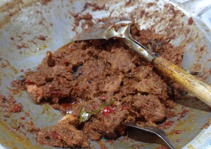 Resep Rendang Daging Sapi Ala Nasi Padang No Ribet Oleh Dapur Sederhana Cookpad