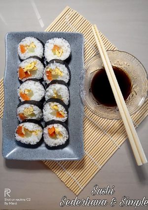 Foto resep Sushi vegetarian