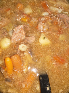 A picture of Beef soup.