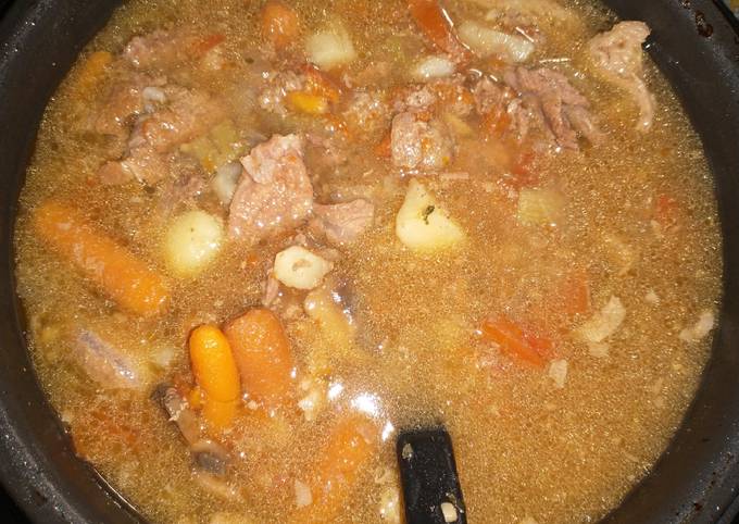 Steps to Prepare Super Quick Homemade Beef soup