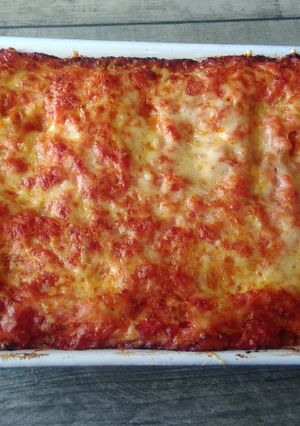Une photo de Cannelloni à la viande et au chèvre
