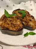 Melanzane ripiene di riso