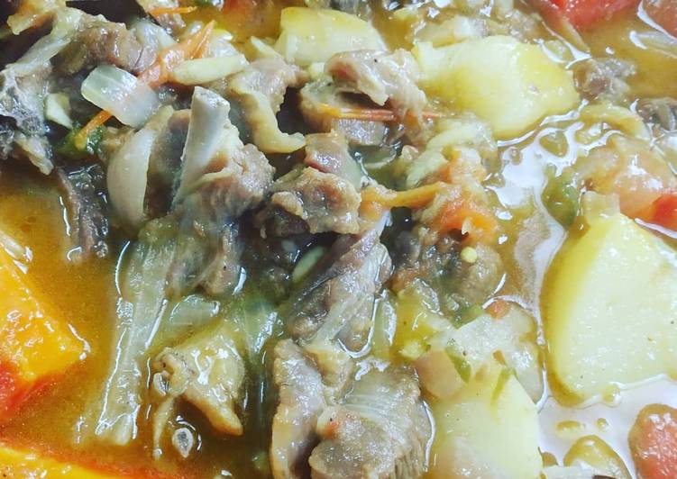 Get Lunch of Indian style mutton stew