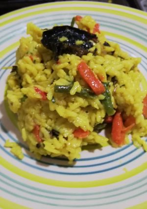 Una foto de Arroz rápido y diferente