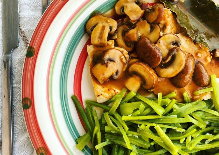 Molho de cogumelos 🍄 (para bifes)