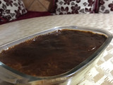 Tarta de natillas y galletas