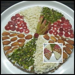 A picture of Besan Pizza -A dessert with crunchy twist.