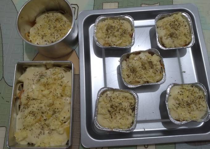 Resep: Spagheti brulle simpel pake saos bolognese saja Bahan Sederhana