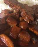 Chuletas de cerdo en pasilla