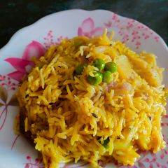 A picture of Vegetable pulav.