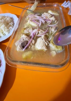 Una foto de Pollo en sarza