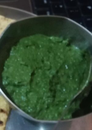 A picture of Sarso saag.