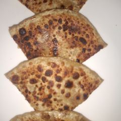 A picture of Black Chana Parantha.