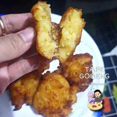 A picture of TAPE goreng tepung - tanpa telur.