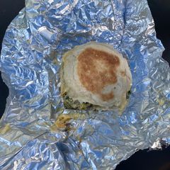 Freezer friendly breakfast sandwiches A picture of Freezer friendly breakfast sandwiches.