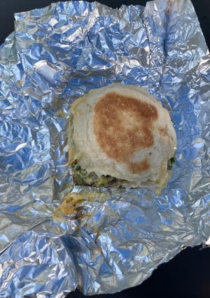 A picture of Freezer friendly breakfast sandwiches.