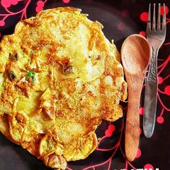 A picture of Egg Paratha.