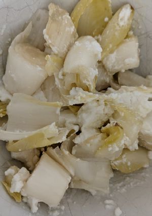 Une photo de Salade endives et chèvre frais