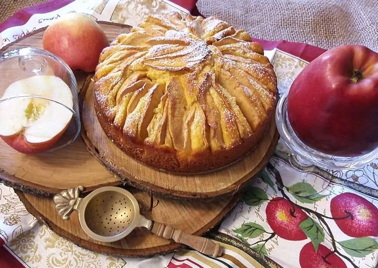 Torta al mascarpone e mele