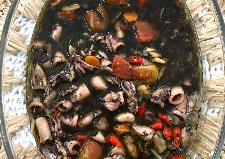 Resep Cumi Bumbu Hitam yang Lezat Sekali