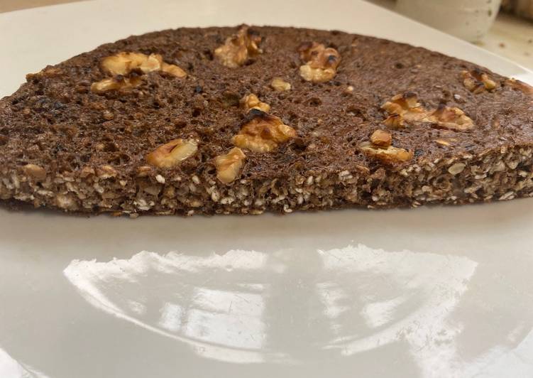 Easiest Way to Prepare Super Quick Homemade Tortilla de avena, cacao y nueces saludable