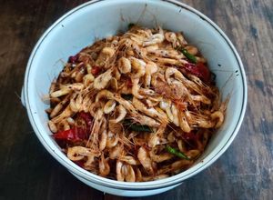 Foto resep Oseng Udang Kecil
