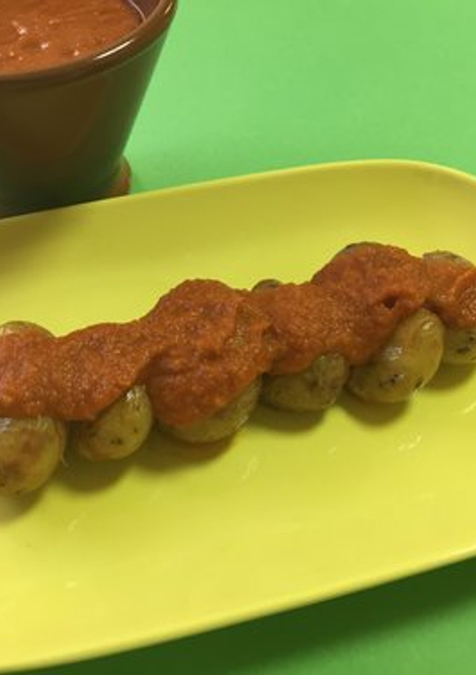 Una foto de Patatas en salsa brava a mi manera