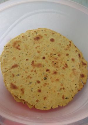 A picture of Masala khakhra.