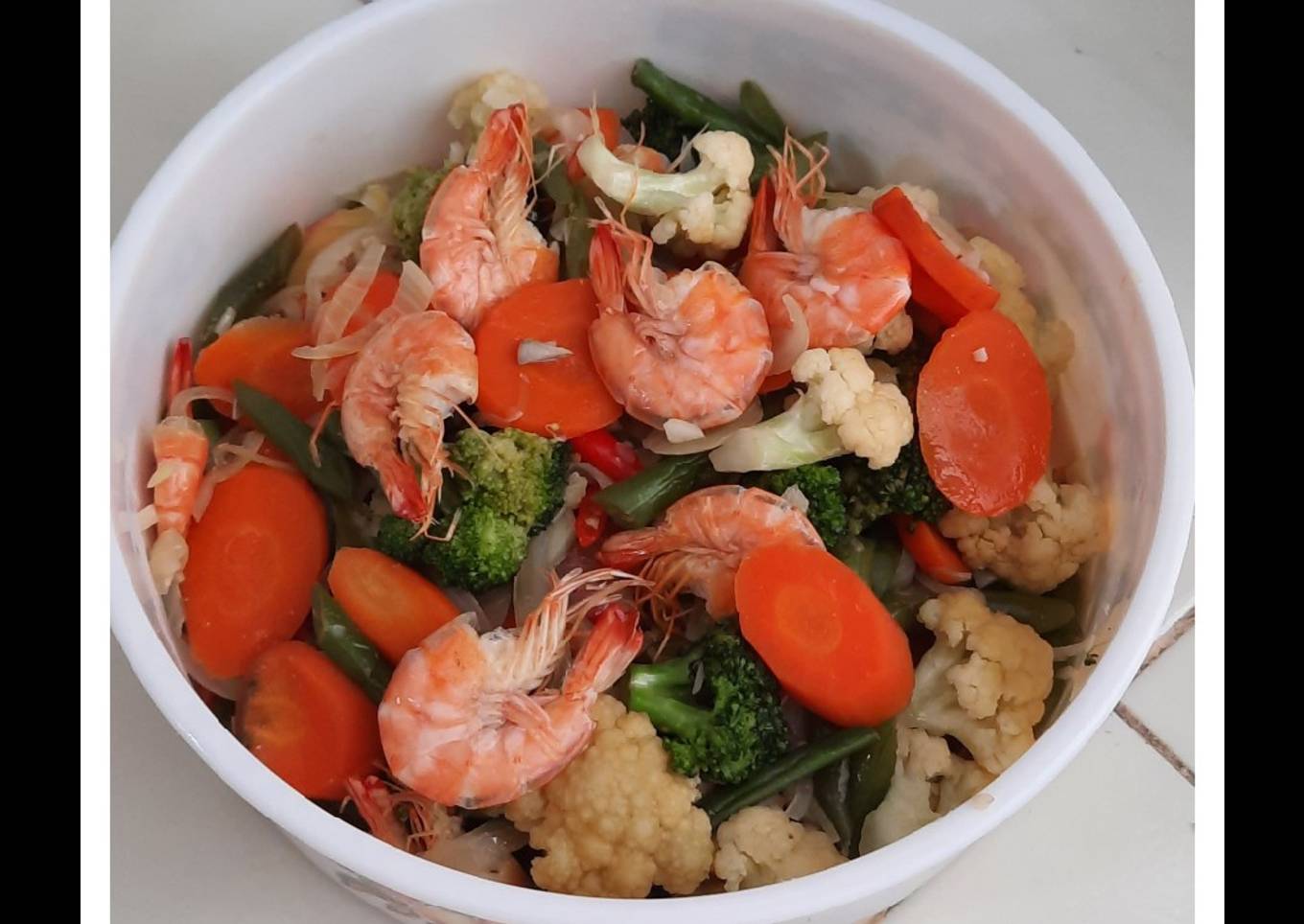 Capcay udang