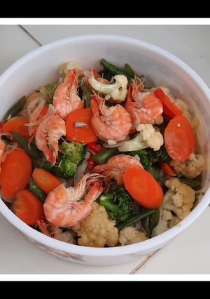 Foto resep Capcay udang