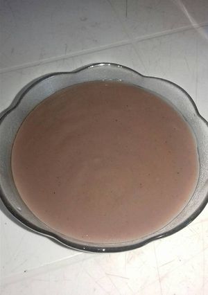 Una foto de Crema de chocolate