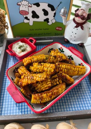Foto resep Honey Garlic Butter Corn