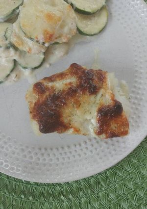 A picture of Garlic Parmesan Cod (Low Carb).