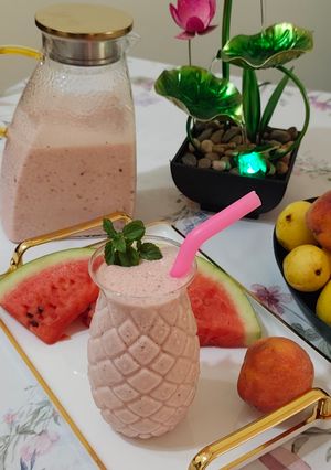 Φωτογραφία της συνταγής Smoothie με καλοκαιρινά φρούτα