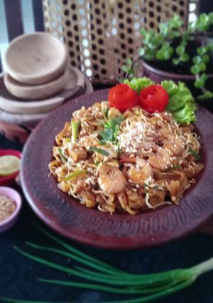 Foto resep Pad Thai / mie goreng khas Thailand
