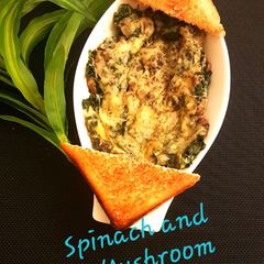 A picture of Spinach and Mushroom Florentine.