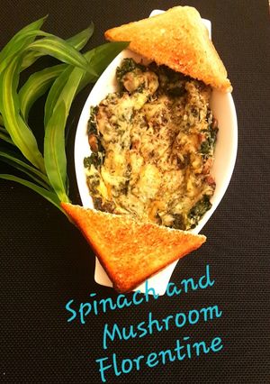 A picture of Spinach and Mushroom Florentine.