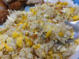 Nasi Goreng telur Butter & Chicken katsu