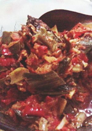 Foto resep Cue Tongkol Sambal Daun Bawang
