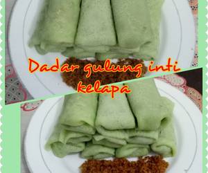 Resep Terbaik Dadar gulung inti kelapa Nikmat Lezat