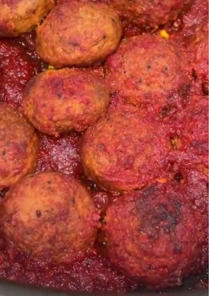 صورة لوصفة كفتة بالشمندر 🤤