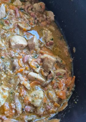 Une photo de Sauté de porc en cocotte