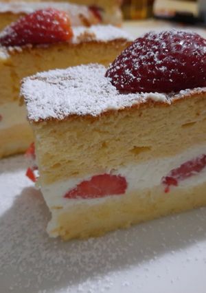 Foto resep Strawberry shortcake ogura